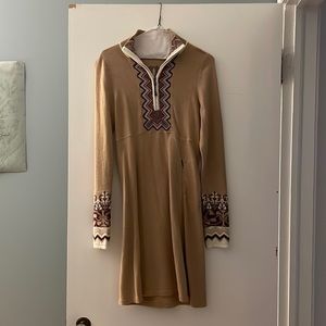 Athleta XS light brown sweater dress, worn twice!